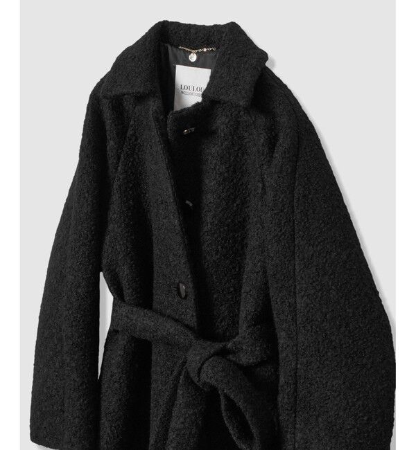 LOULOU WILLOUGHBY「【LOULOU WILLOUGHBY】ループインレーロングコート」|ダッフルコート|
