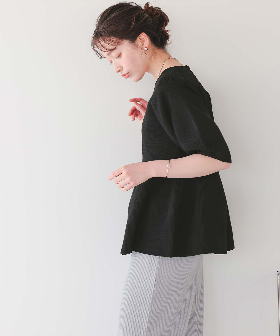 titivate「フレアデザインニットトップス」|ニット・セーター|