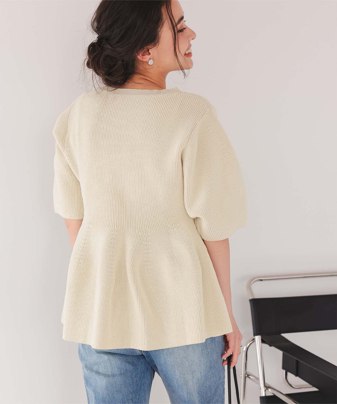 titivate「フレアデザインニットトップス」|ニット・セーター|