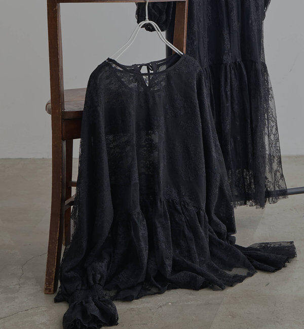  「ナイロンレース2WAYブラウス」|プルオーバー|