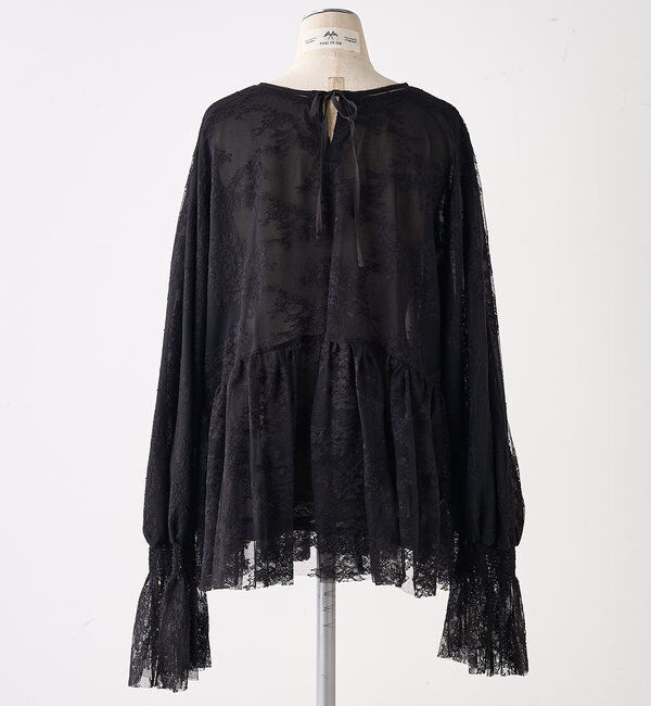  「ナイロンレース2WAYブラウス」|プルオーバー|