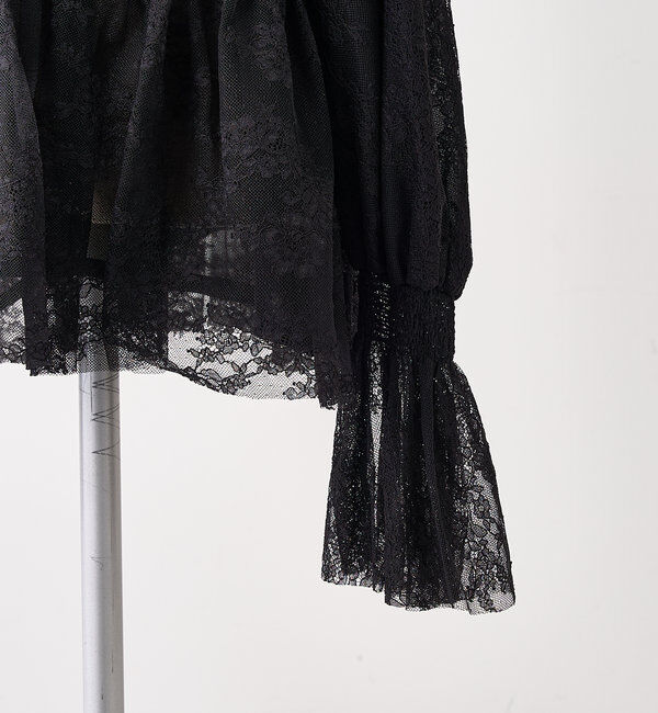  「ナイロンレース2WAYブラウス」|プルオーバー|