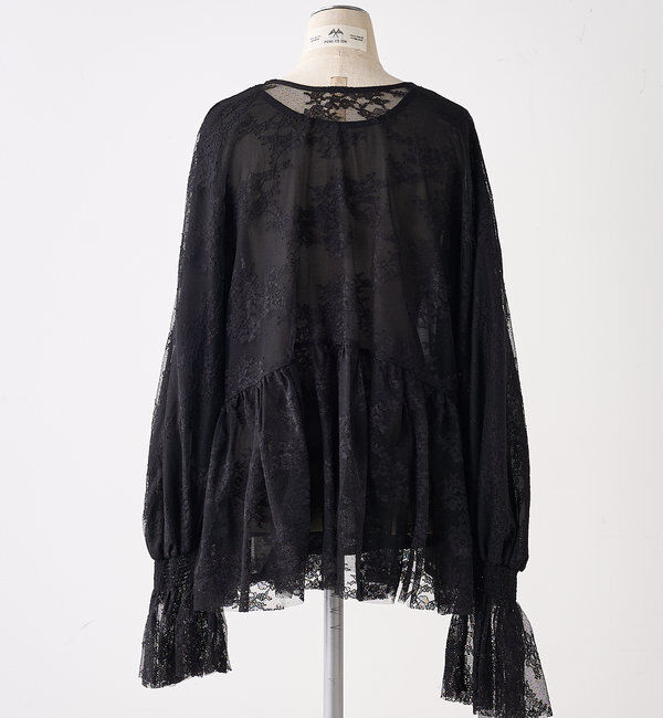  「ナイロンレース2WAYブラウス」|プルオーバー|