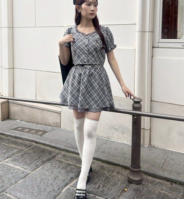  「【お揃いcollection】チェックセットアップ」|ワンピース|