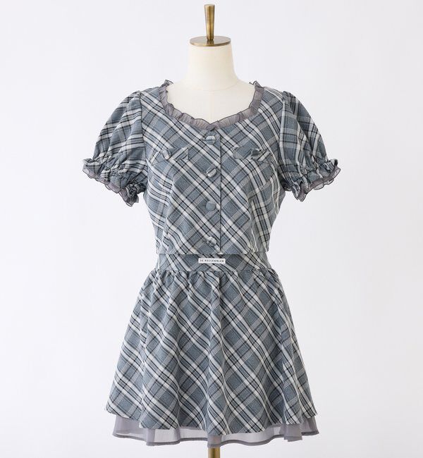  「【お揃いcollection】チェックセットアップ」|ワンピース|