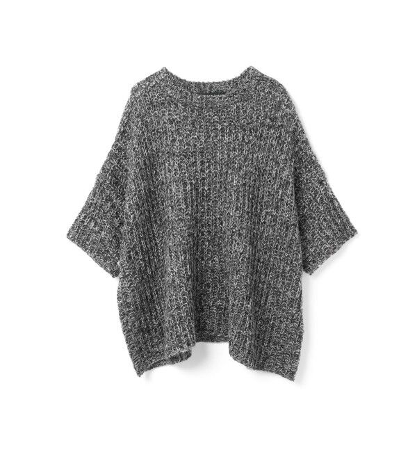 mizuiro ind「mizuiro ind へアリーワイドプルオーバー」|ニット・セーター|