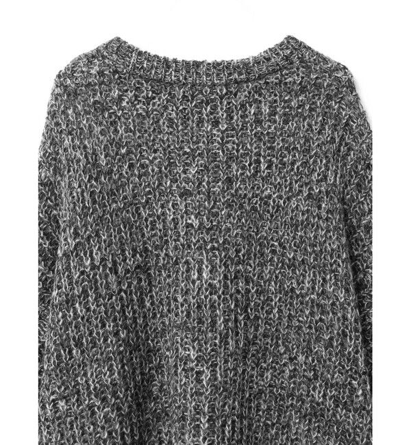 mizuiro ind「mizuiro ind へアリーワイドプルオーバー」|ニット・セーター|