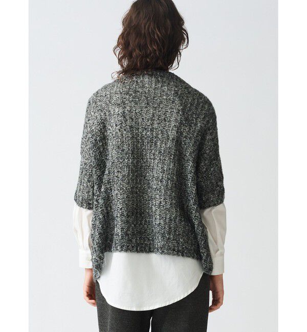 mizuiro ind「mizuiro ind へアリーワイドプルオーバー」|ニット・セーター|