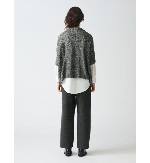 mizuiro ind「mizuiro ind へアリーワイドプルオーバー」|ニット・セーター|