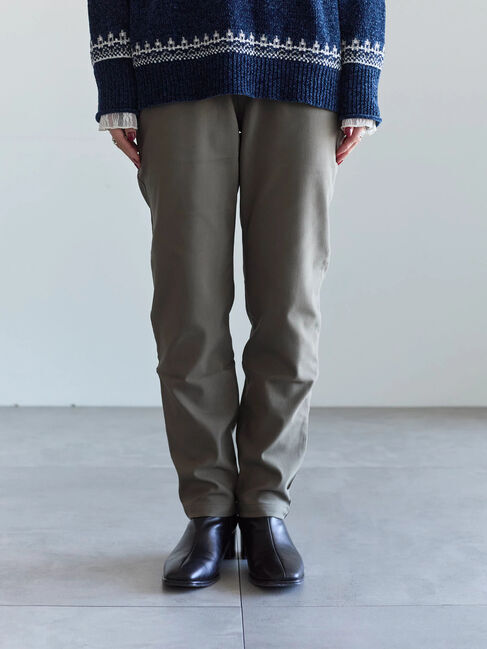 Samansa Mos2 blue「裏起毛ストレッチパンツ」|その他|