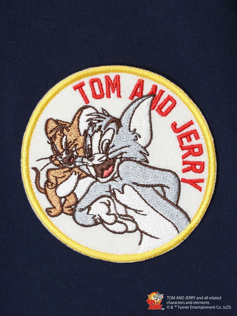 Samansa Mos2 Lagom「【トムとジェリー】ワッペン付きカーディガン」|カーディガン|