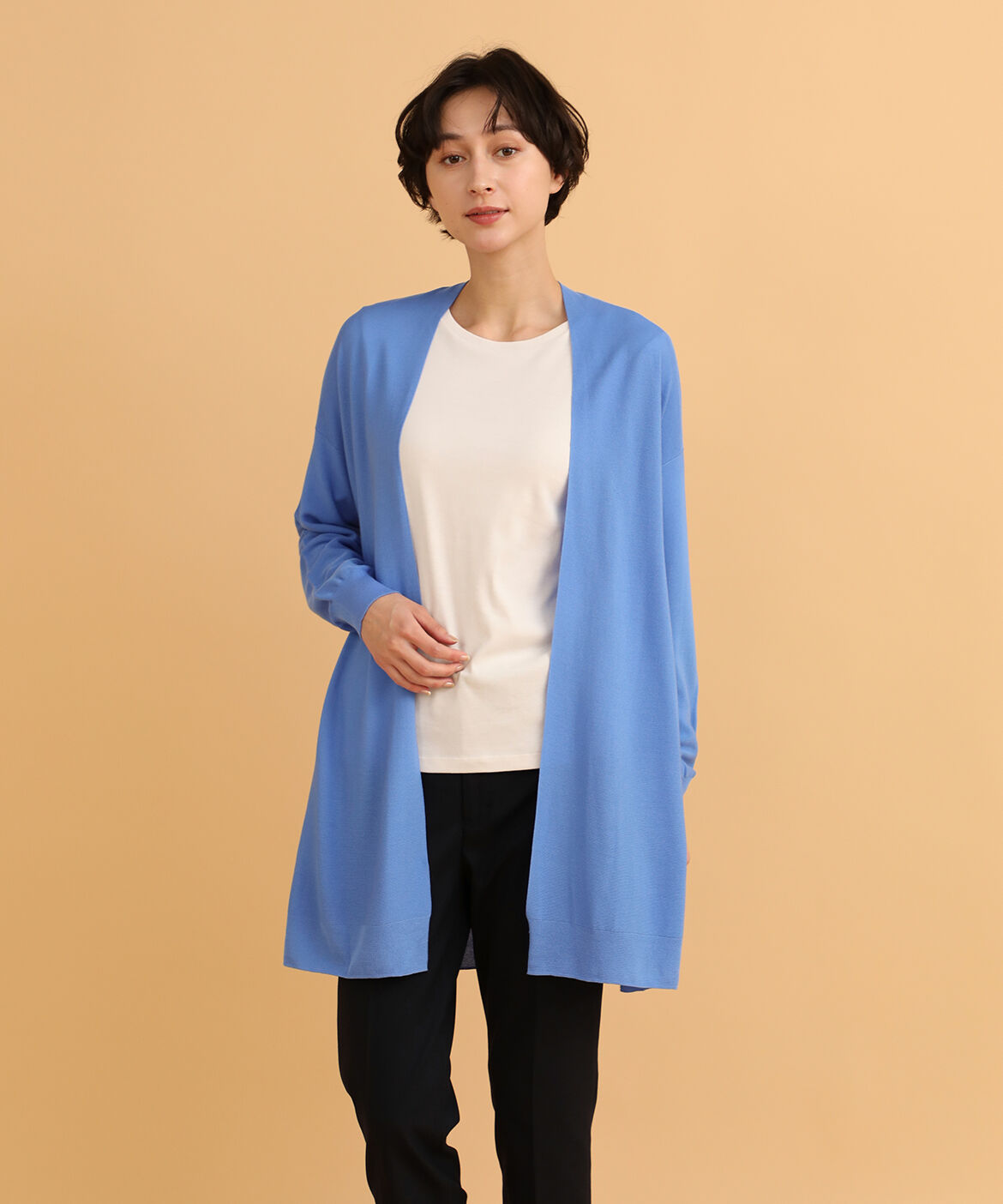 DAY by DAY it&rsquo;s international「大人艶ニットカーディガン《Cuoo》」|カーディガン|ブルー1