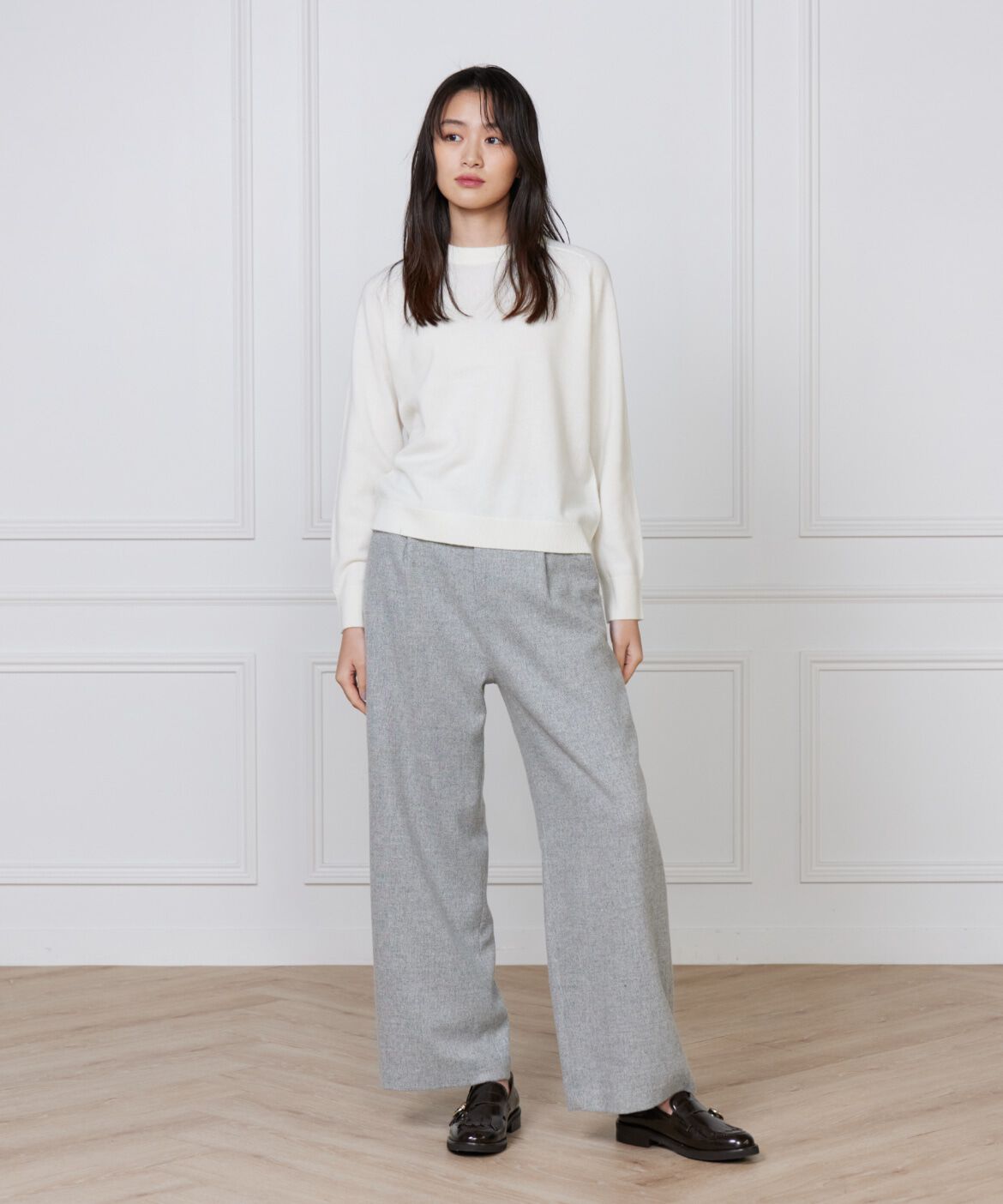 DAY by DAY it&rsquo;s international「カシミヤ混クルーネックプルオーバー《CASH5》」|ニット・セーター|