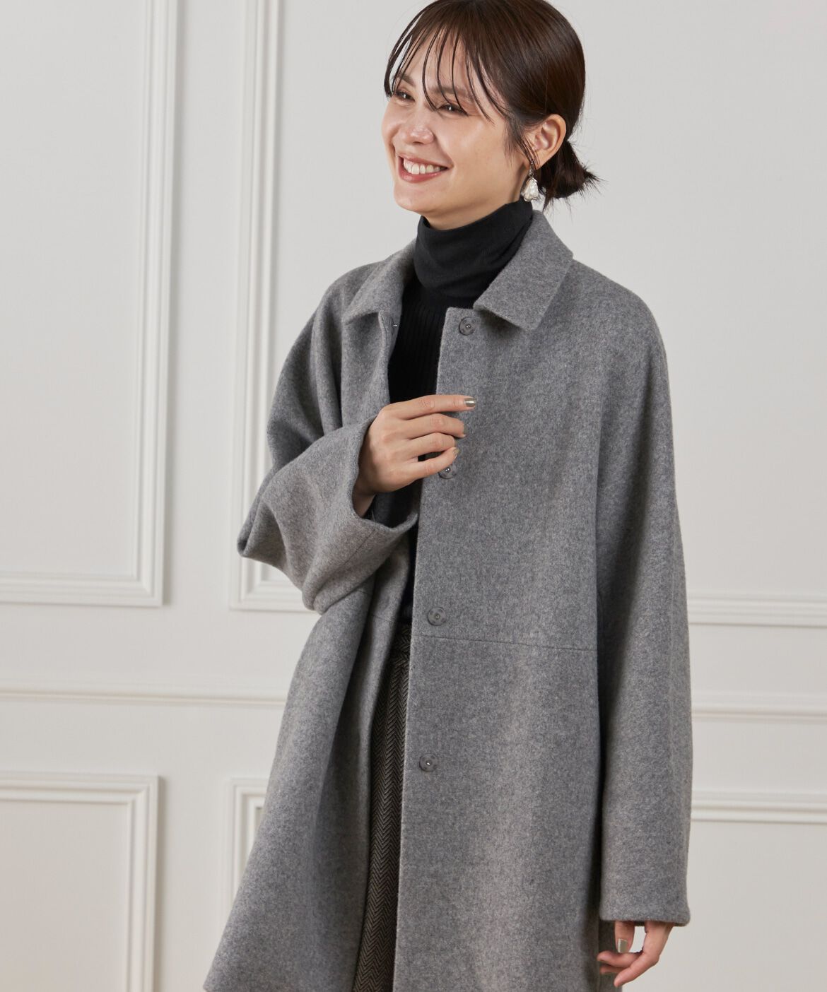 7-IDconcept.「ステンカラーコート」|ステンカラーコート|