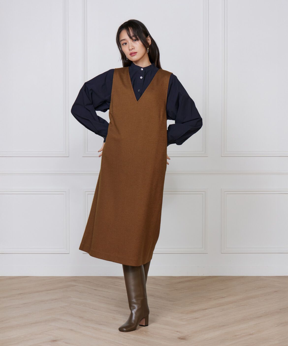 7-IDconcept.「ジャンパースカート」|ワンピース|