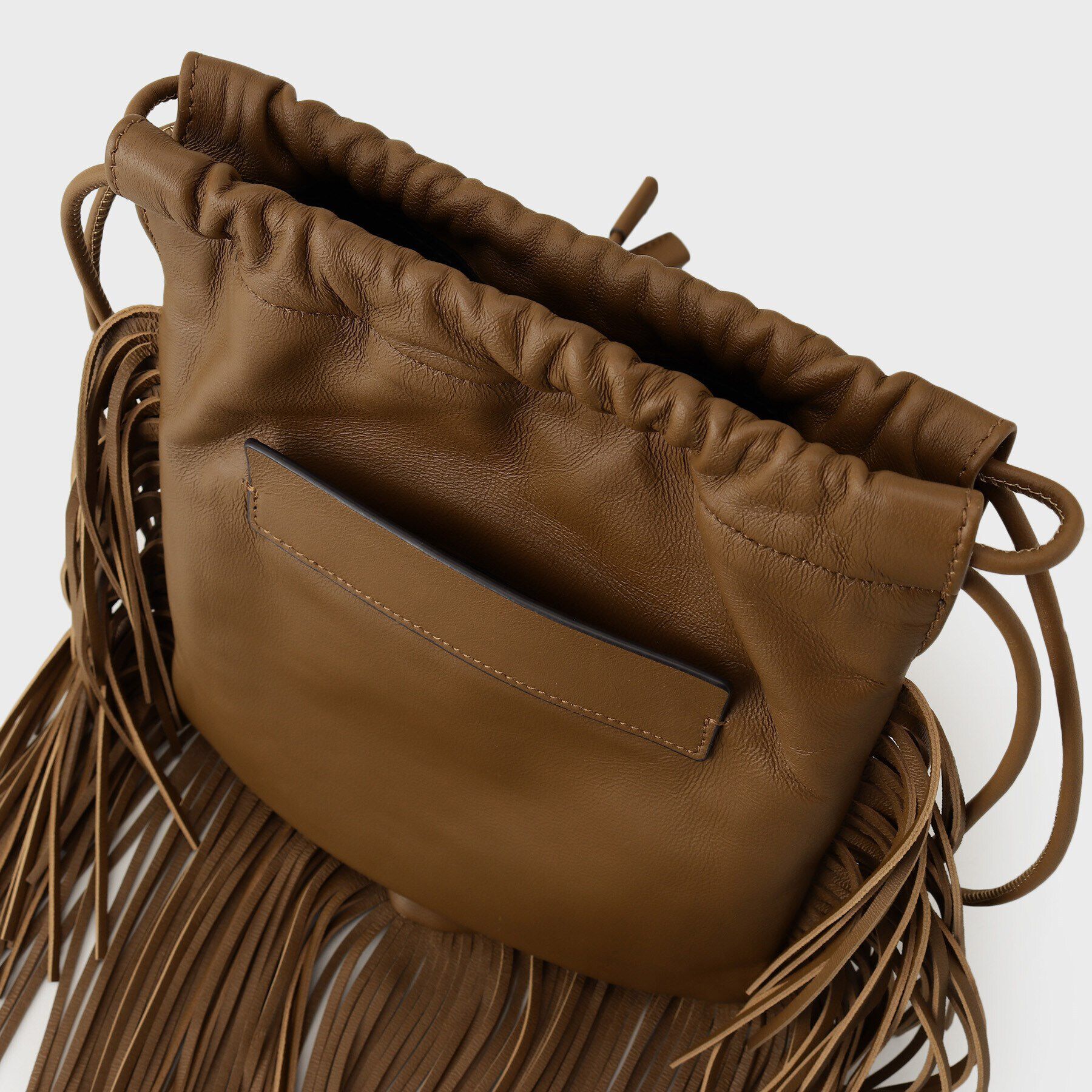 UNTITLED「【ORSETTO】CODA フリンジドロストバッグ」|ショルダー・メッセンジャー|