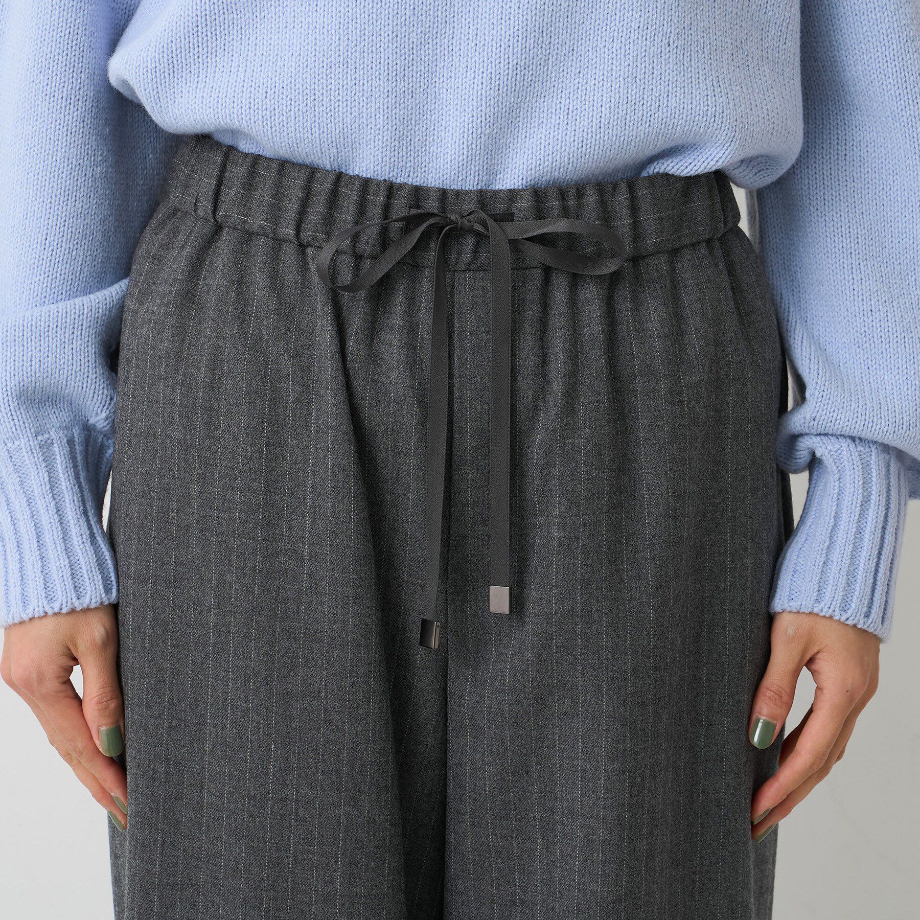 UNTITLED「【ウエストゴム/リラックス】ソフトフラノワイドパンツ」|その他|