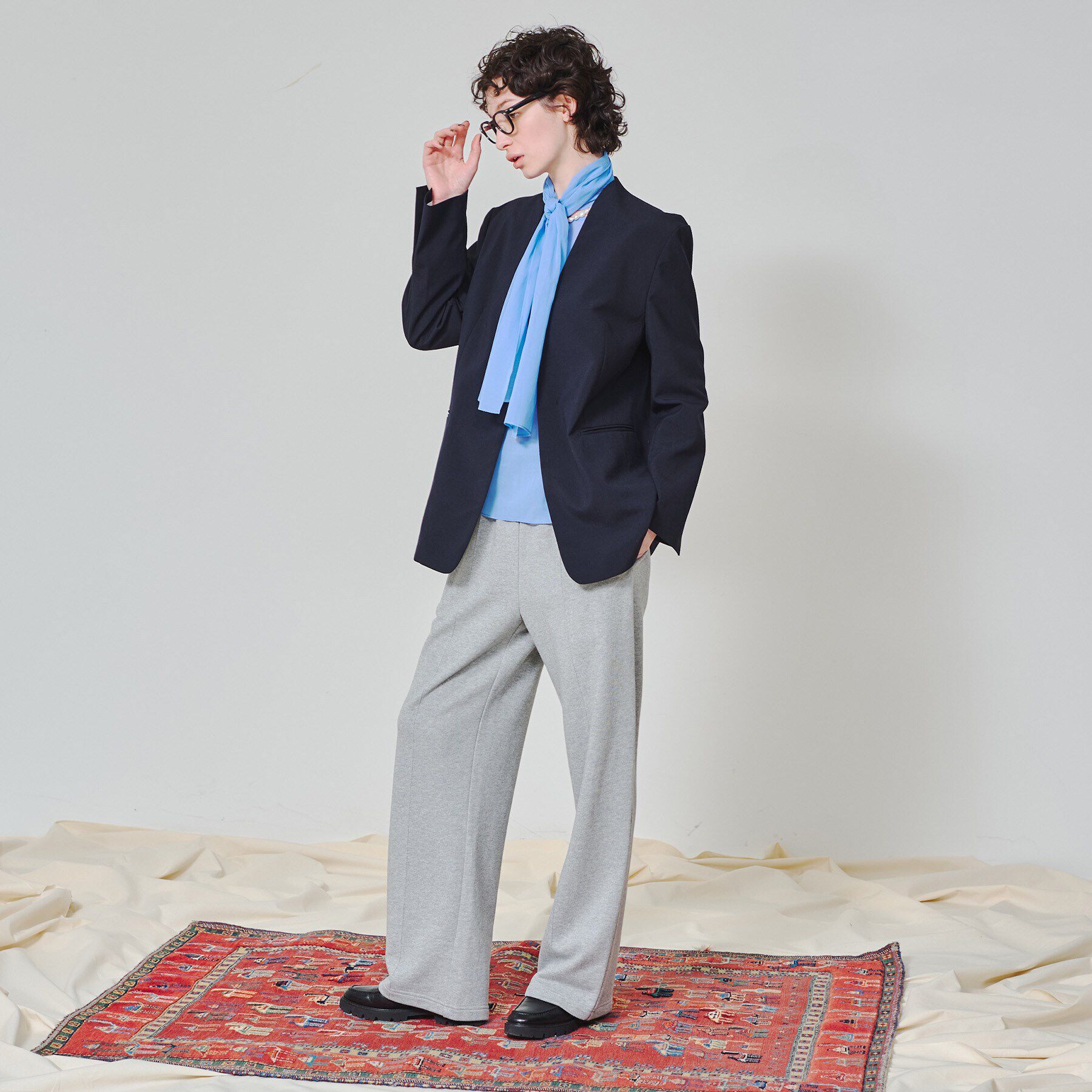 DRESSTERIOR「【スタイリスト福田麻琴さんコラボ】ノーカラージャケット」|ノーカラージャケット|