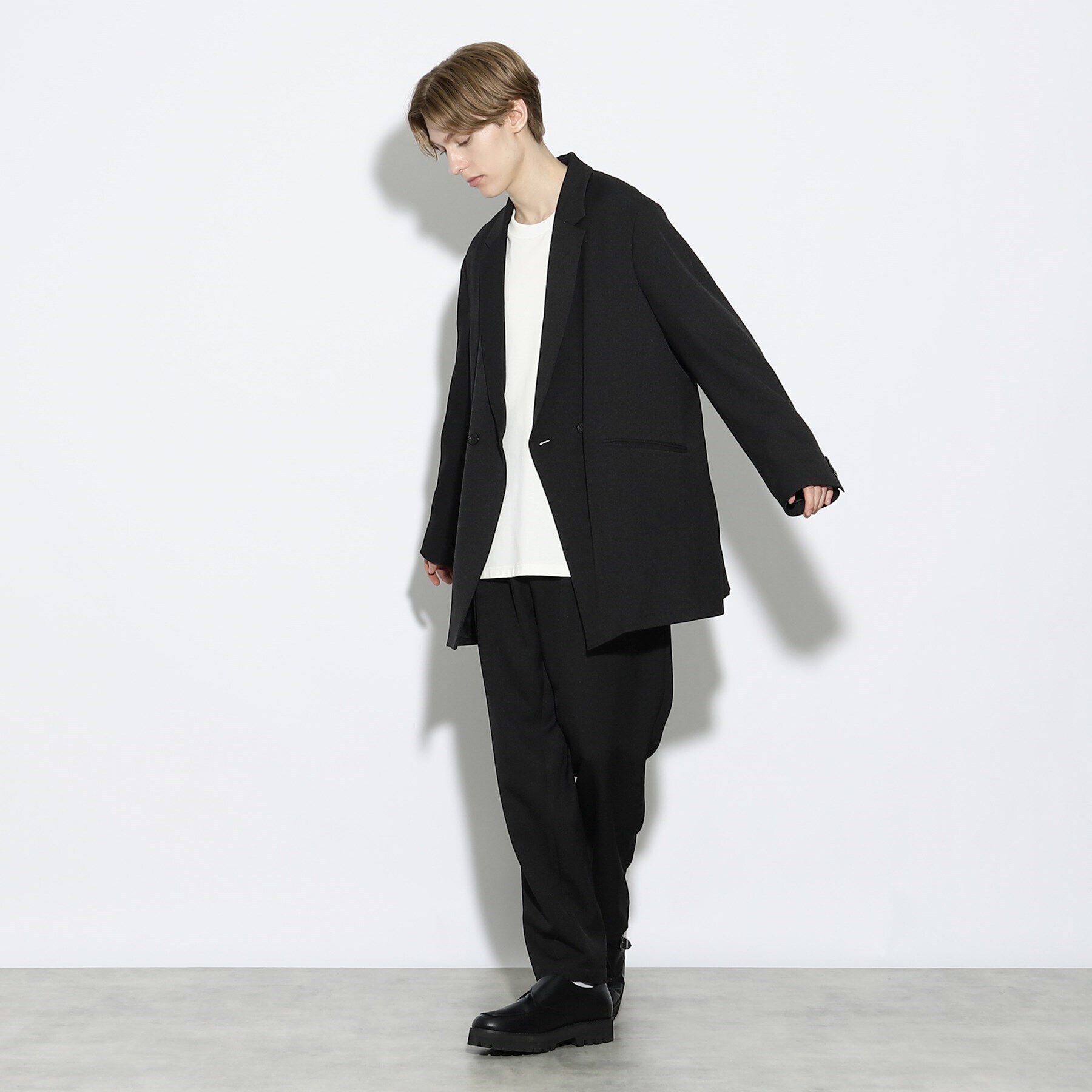 tk.TAKEO KIKUCHI「【WEB限定】2点セット　オーバーラフセミダブルセットアップ（ダブル＆シングルジャケット）」|スーツ|