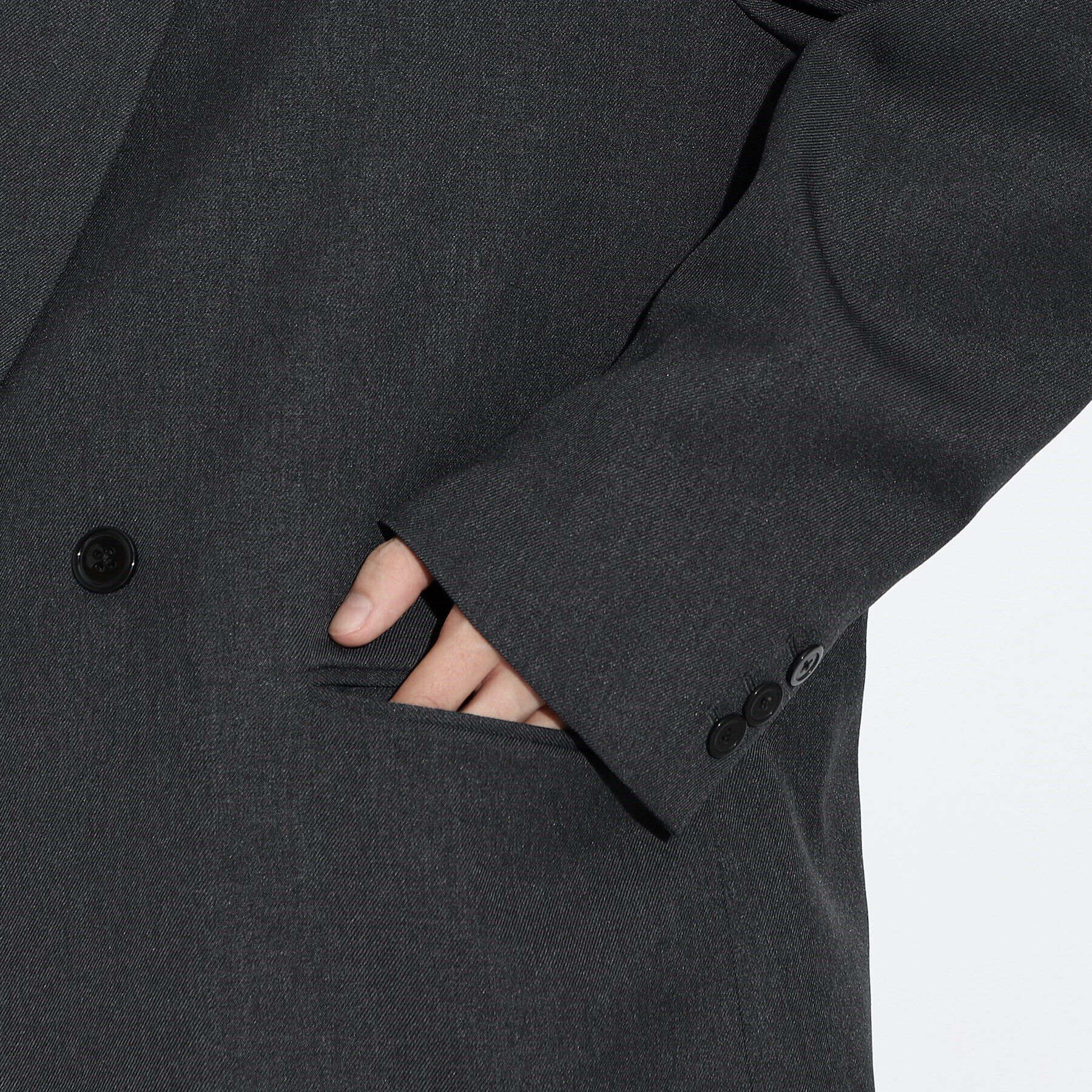 tk.TAKEO KIKUCHI「【WEB限定】2点セット　オーバーラフセミダブルセットアップ（ダブル＆シングルジャケット）」|スーツ|