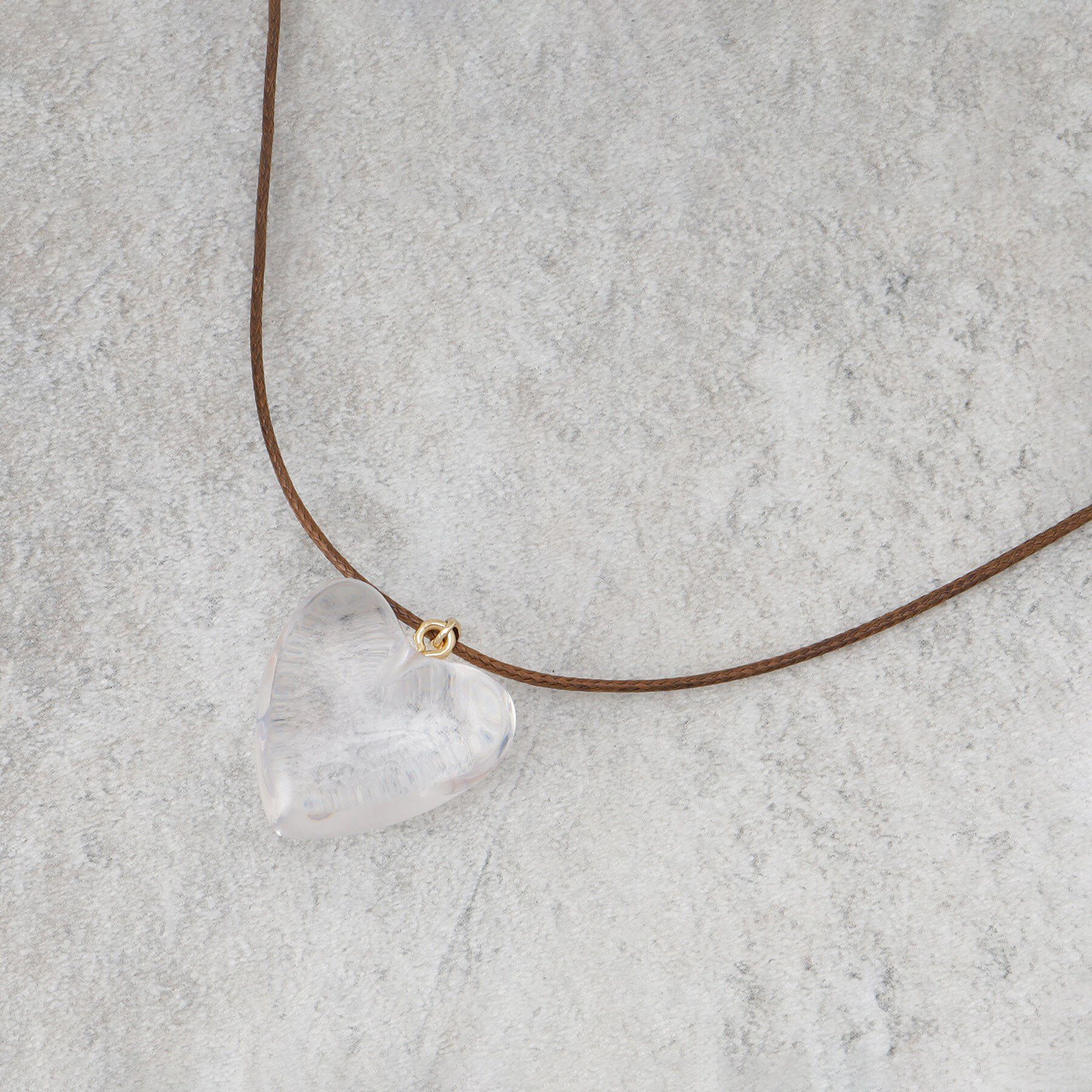 OPAQUE.CLIP「ハートモチーフコードチョーカーネックレス」|ネックレス|