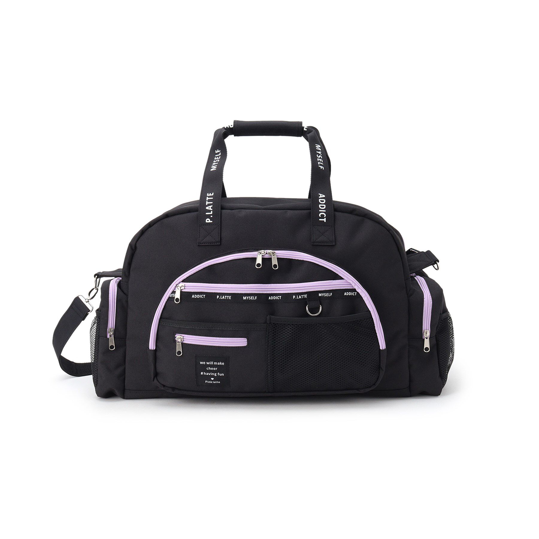 PINK-latte「【容量約45L】13、000個突破！修学旅行マスト！トラベルボストン」|ボストンバッグ|