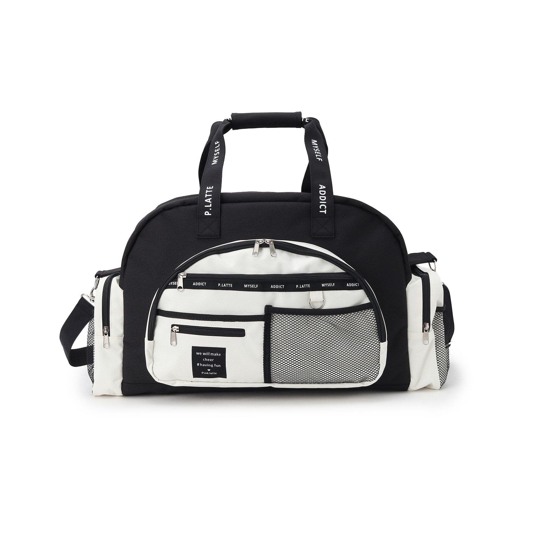 PINK-latte「【容量約45L】13、000個突破！修学旅行マスト！トラベルボストン」|ボストンバッグ|