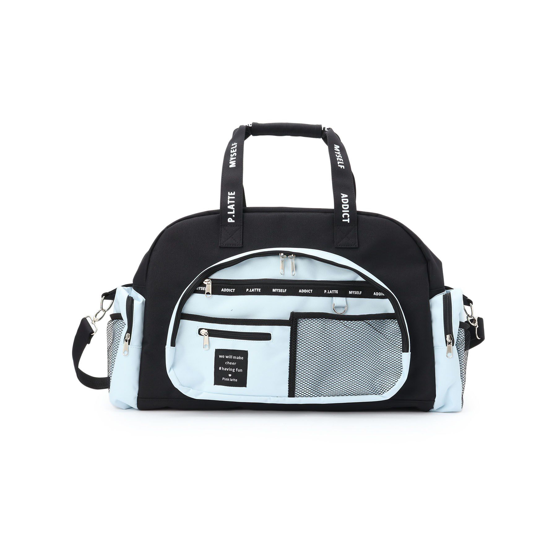 PINK-latte「【容量約45L】13、000個突破！修学旅行マスト！トラベルボストン」|ボストンバッグ|