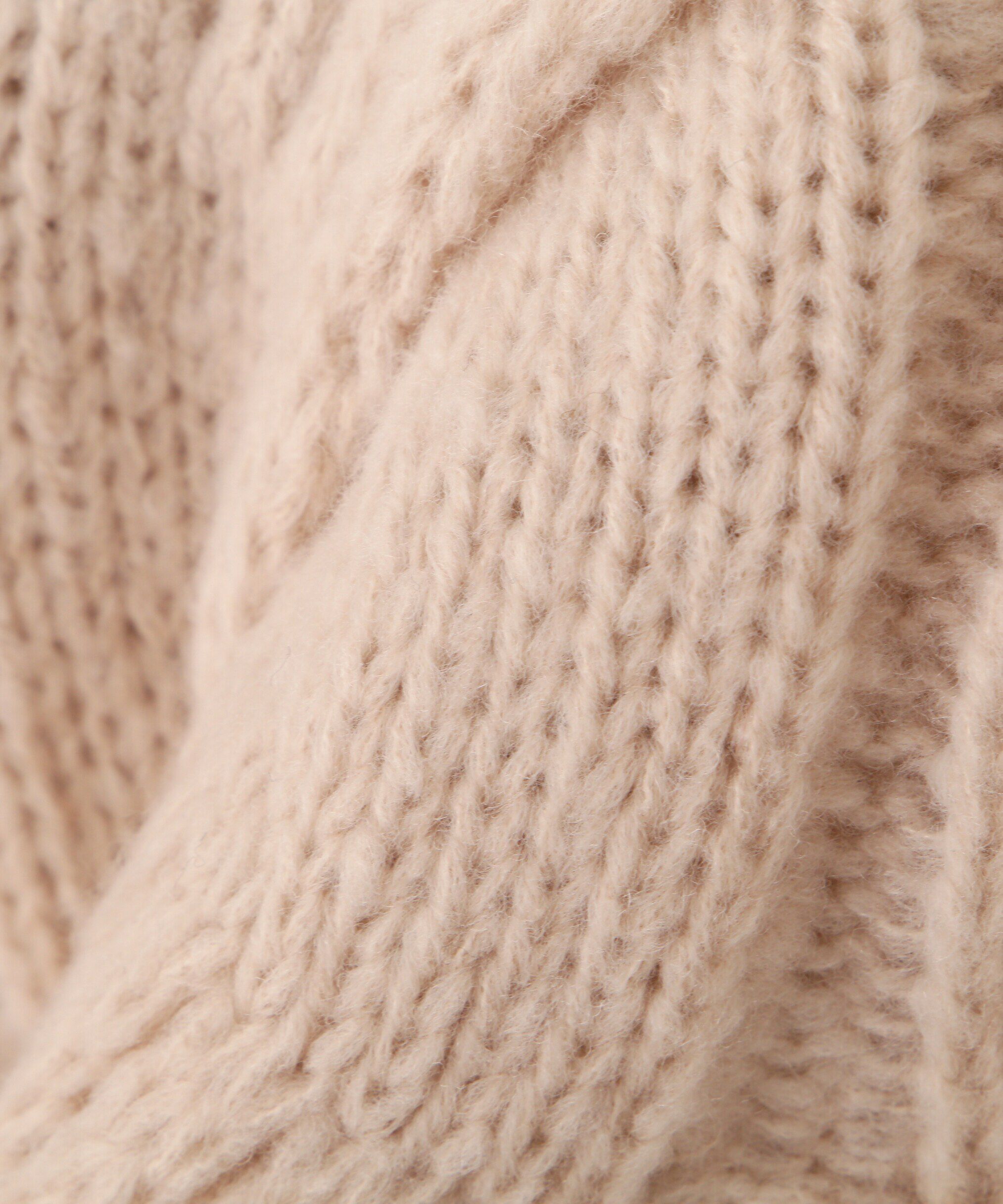  「クロップドケーブルニット」|ニット・セーター|