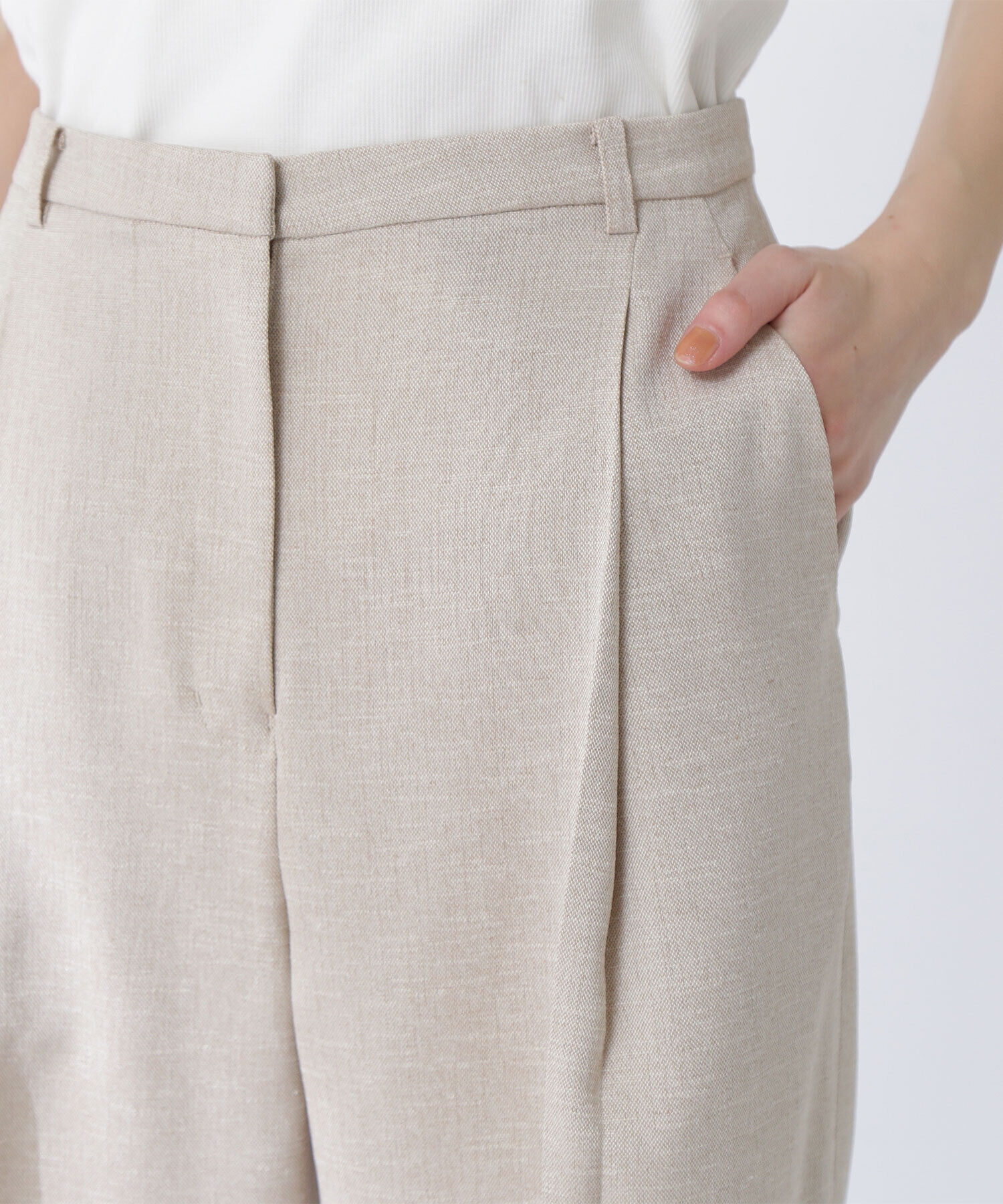  「リネンライクパンツ」|その他|