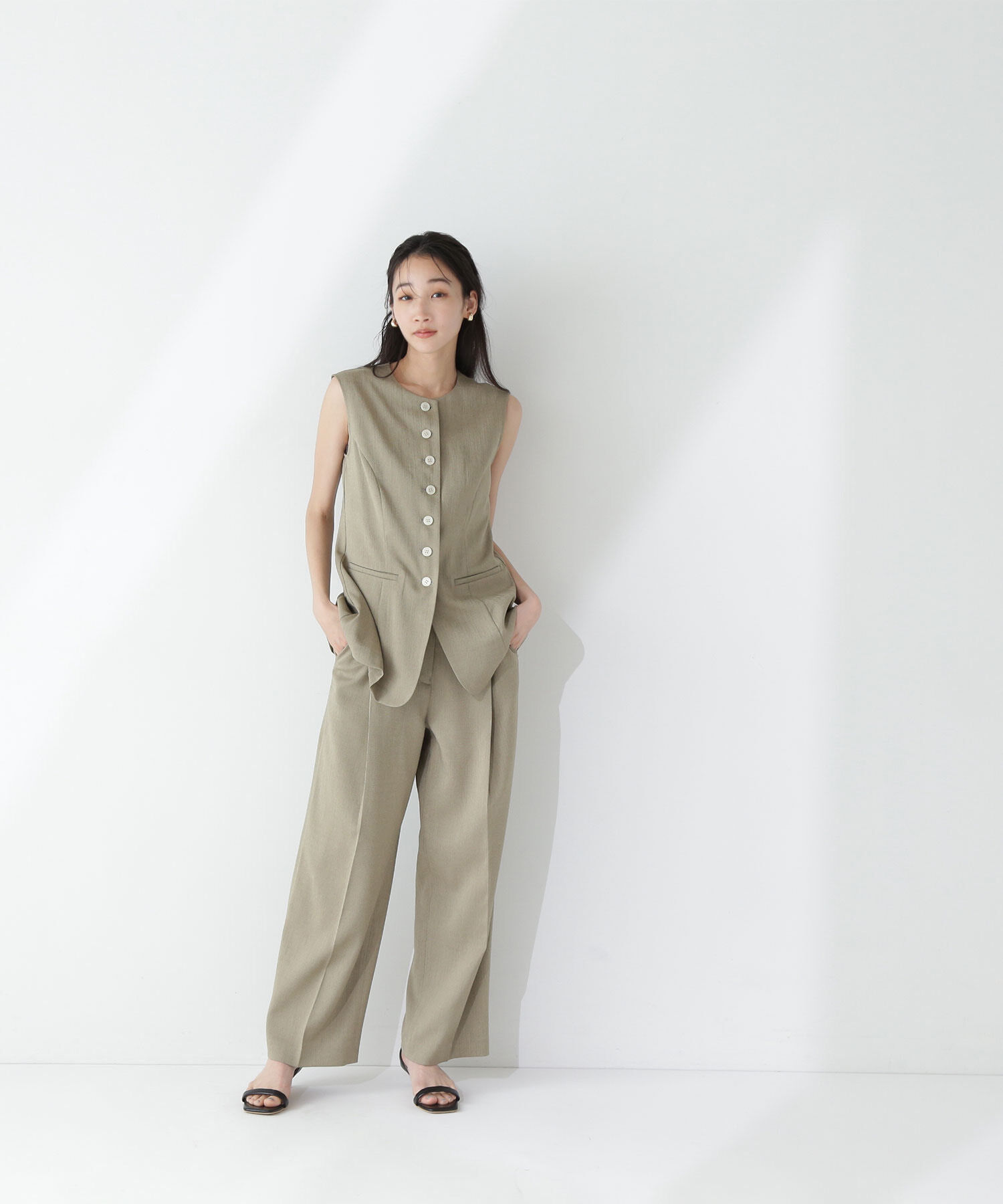  「リネンライクパンツ」|その他|