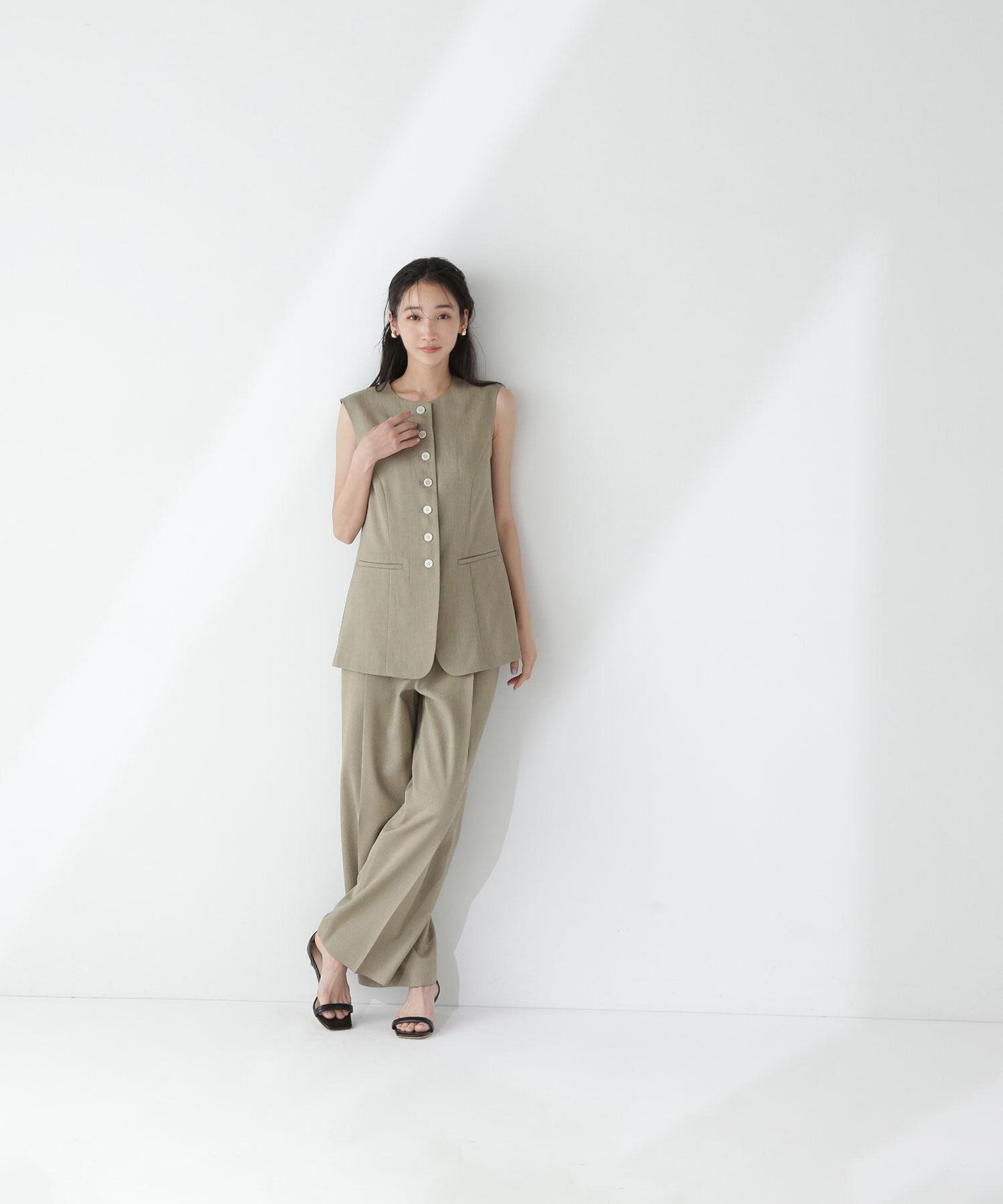  「リネンライクパンツ」|その他|