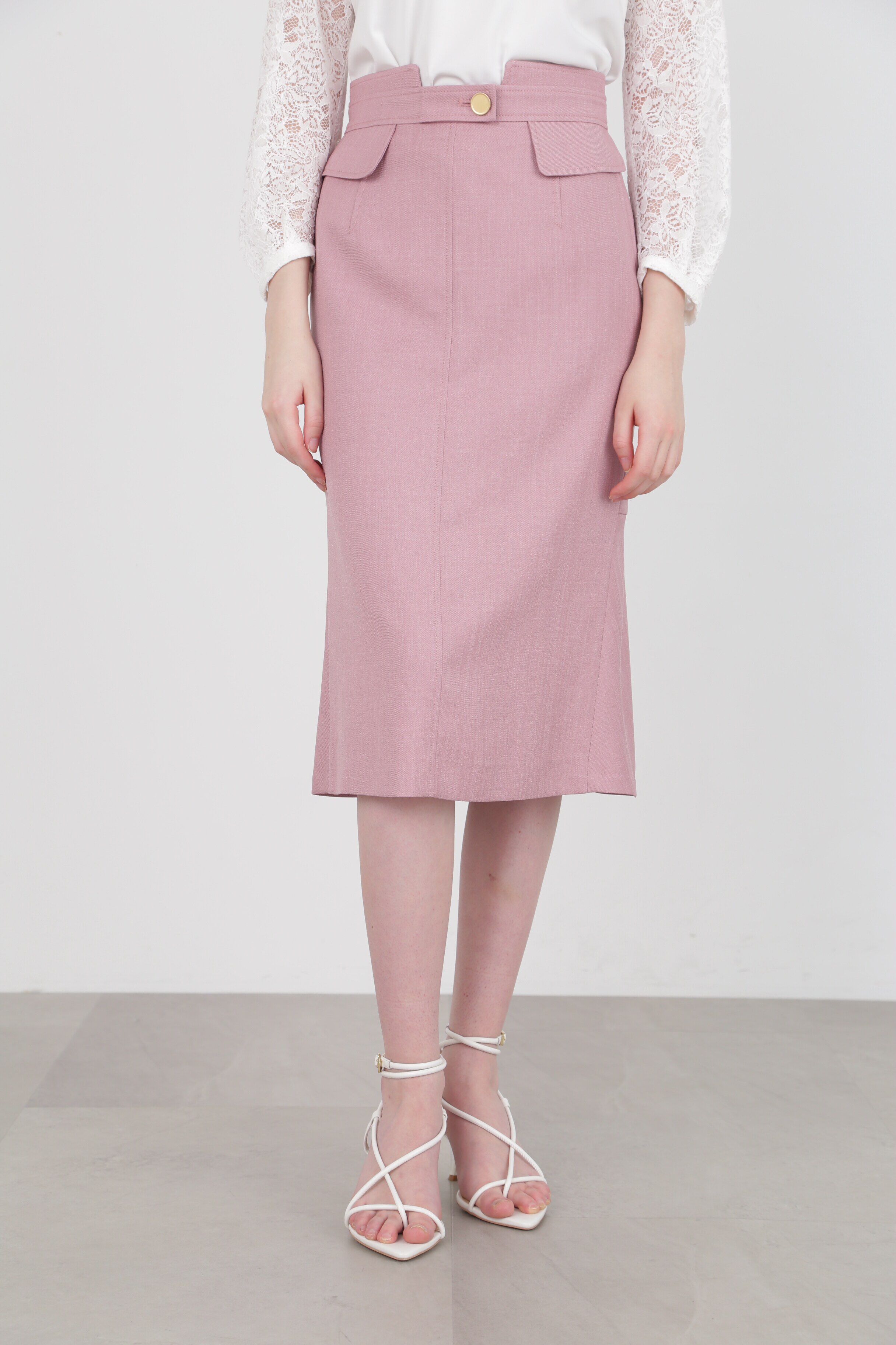  「◆バックマーメイドタイトスカート」|スカート|ピンク