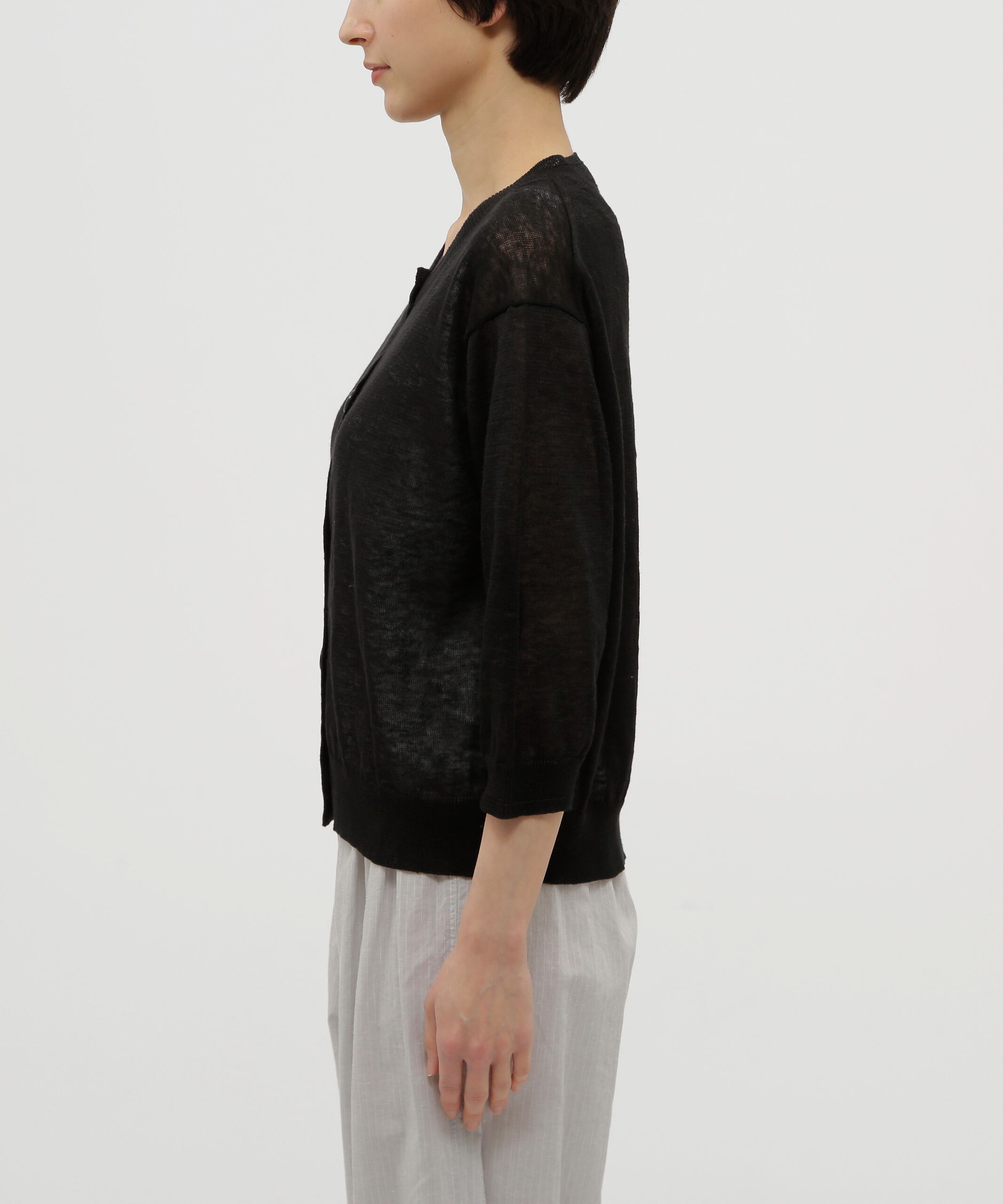 MARGARET HOWELL HOUSEHOLDGOODS「FINE LINEN」|カーディガン|