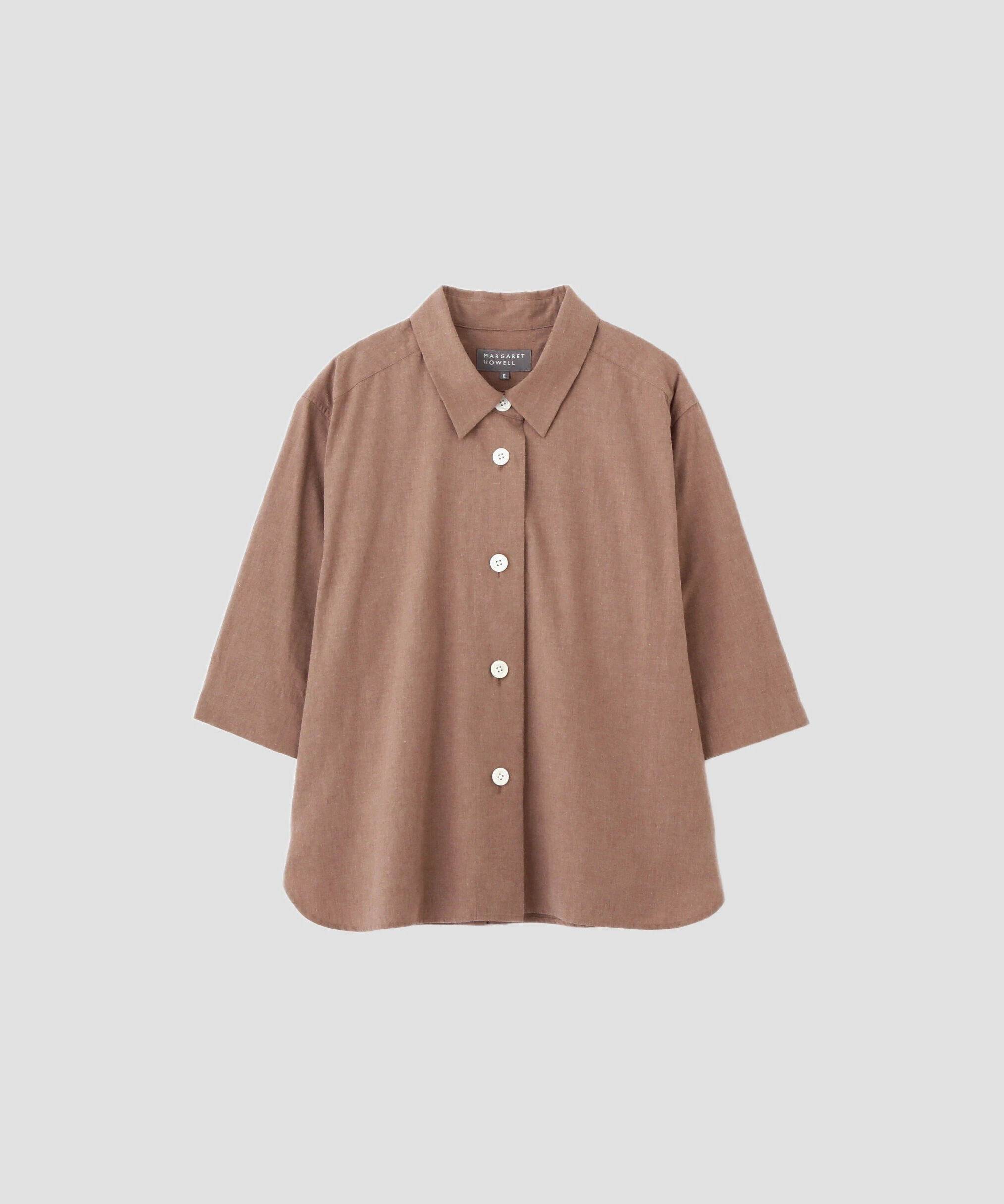  「MELANGE COTTON POPLIN SHIRT」|シャツ・ブラウス|
