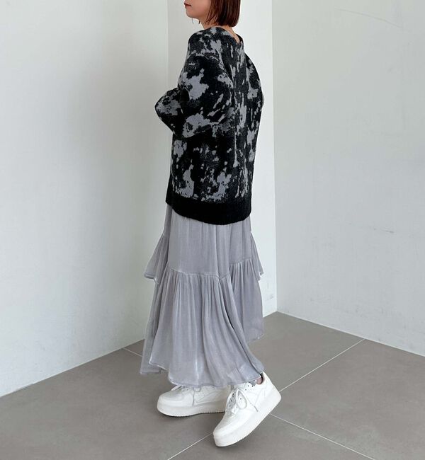 archives「シャイニーアシメティアードスカート」|スカート|