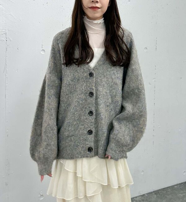 archives「ＭＩＸブラッシュミドルニットカーディガン」|カーディガン|