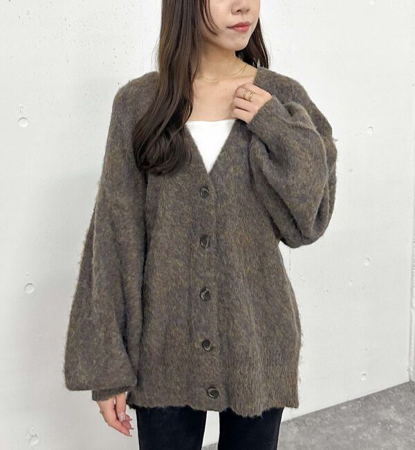 archives「ＭＩＸブラッシュミドルニットカーディガン」|カーディガン|