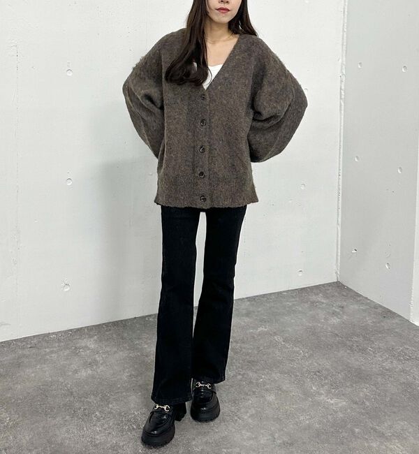 archives「ＭＩＸブラッシュミドルニットカーディガン」|カーディガン|