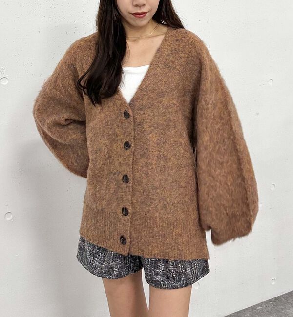 archives「ＭＩＸブラッシュミドルニットカーディガン」|カーディガン|ORANGE