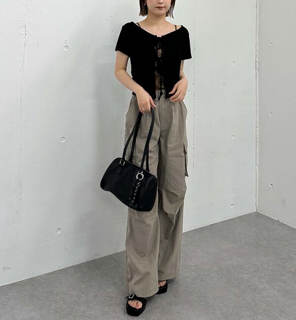 archives「Ｆリボンカットカーディガン&times;チェックキャミＳＥＴ」|カーディガン|