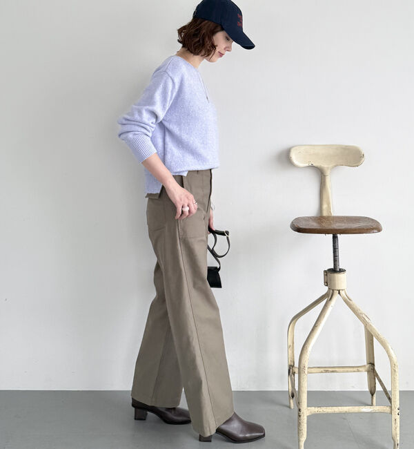 Doux archives「スパンコールボートネックニット」|ニット・セーター|