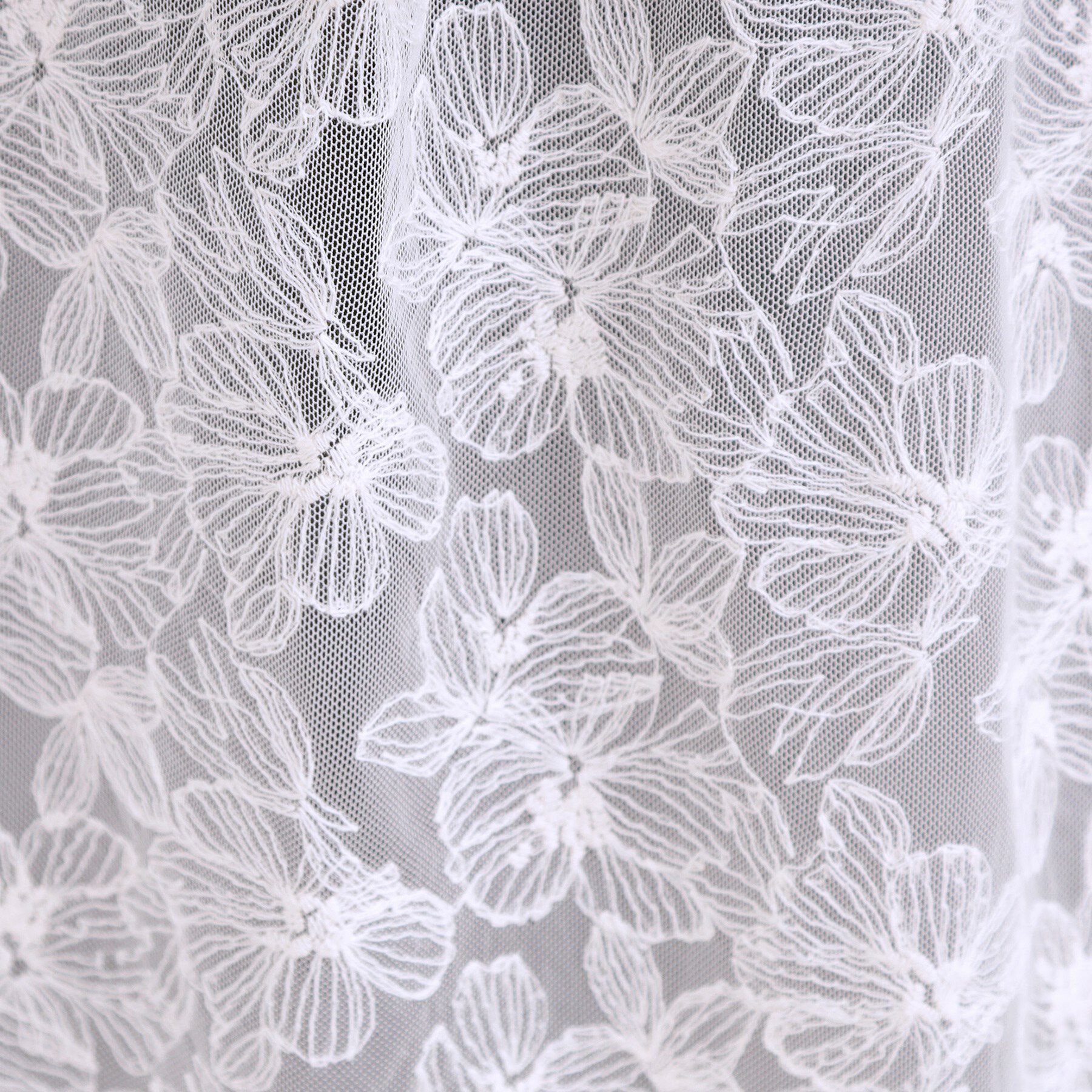 SHOO･LA･RUE「【洗える】チュール刺繍ラップスカート」|スカート|