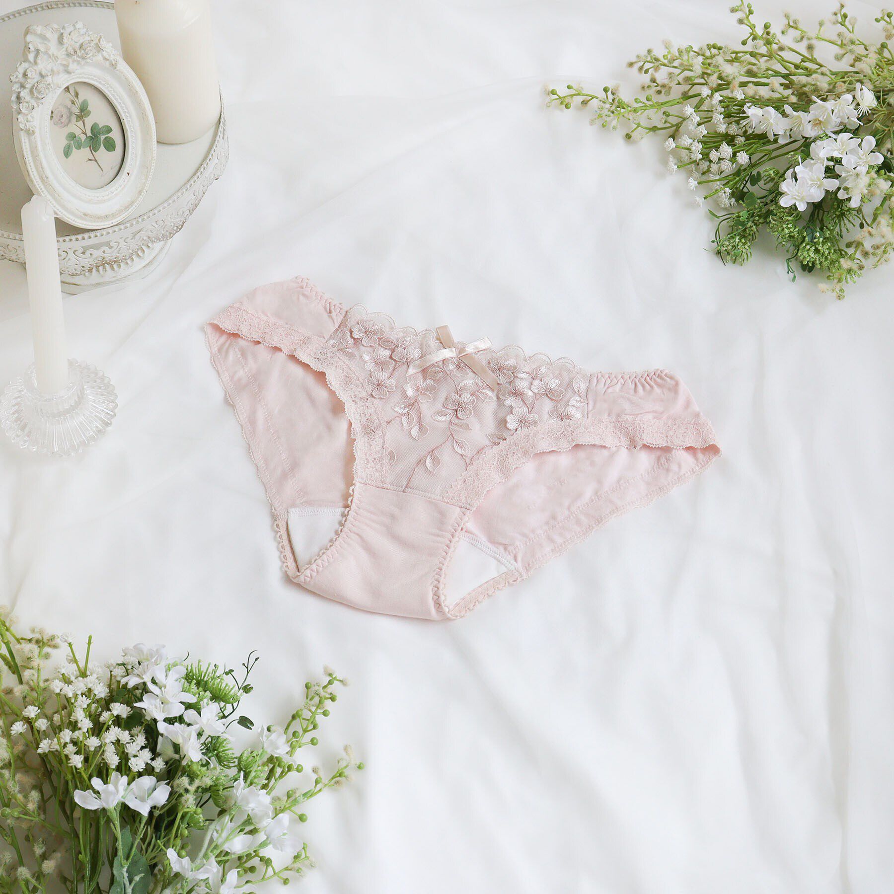 Risa Magli「マリーナ サニタリーショーツ」|インナー|ピンク(071)