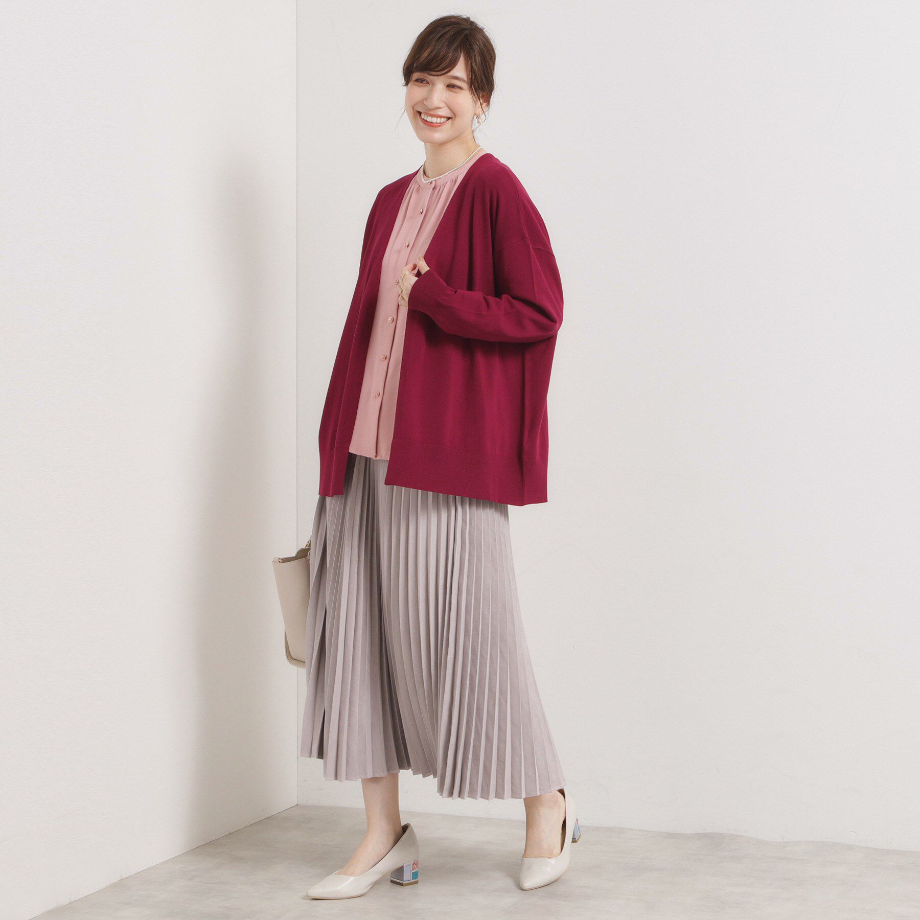 ITS&rsquo;DEMO「【手洗い可／アンチピリング】着流しカーディガン」|カーディガン|