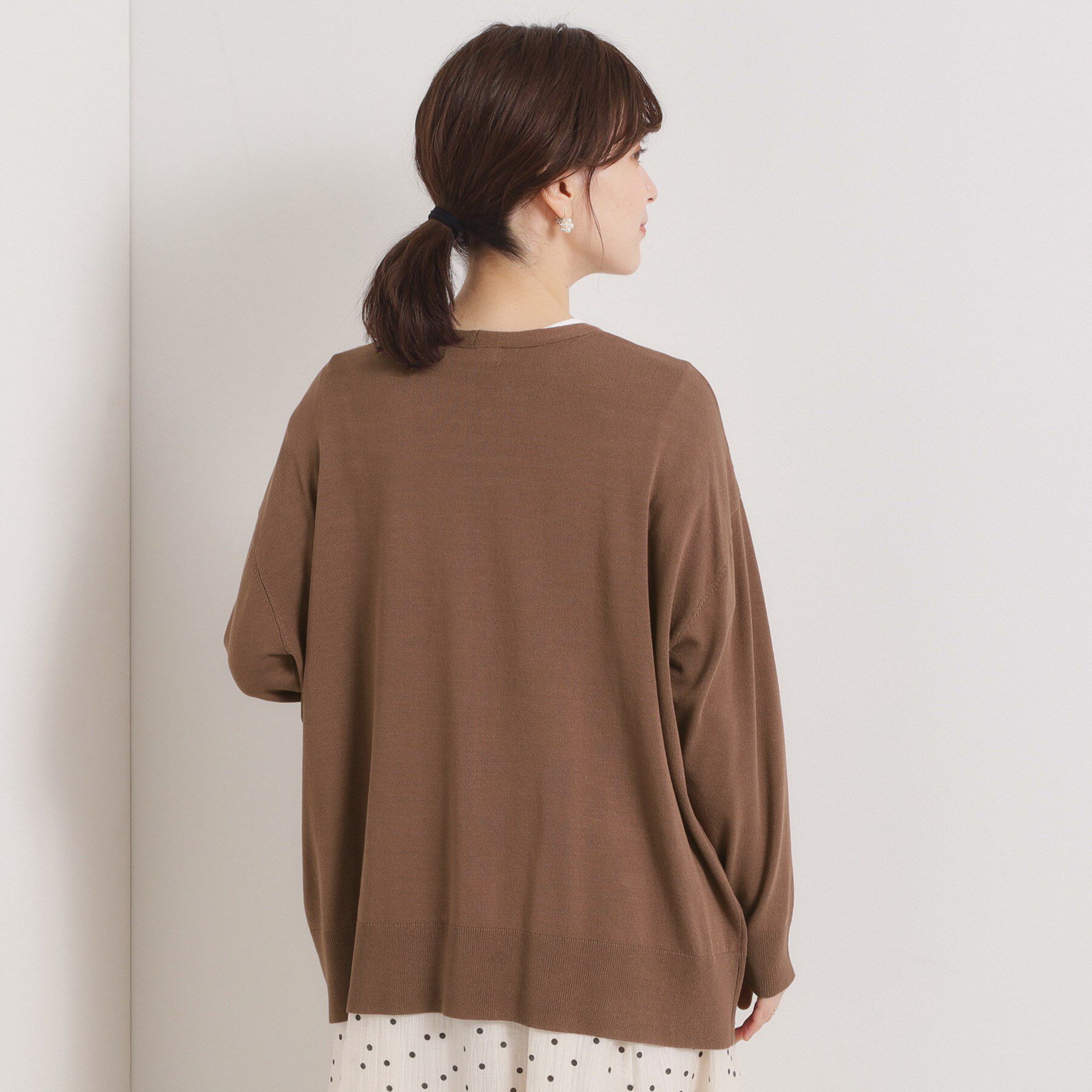 ITS&rsquo;DEMO「【手洗い可／アンチピリング】着流しカーディガン」|カーディガン|