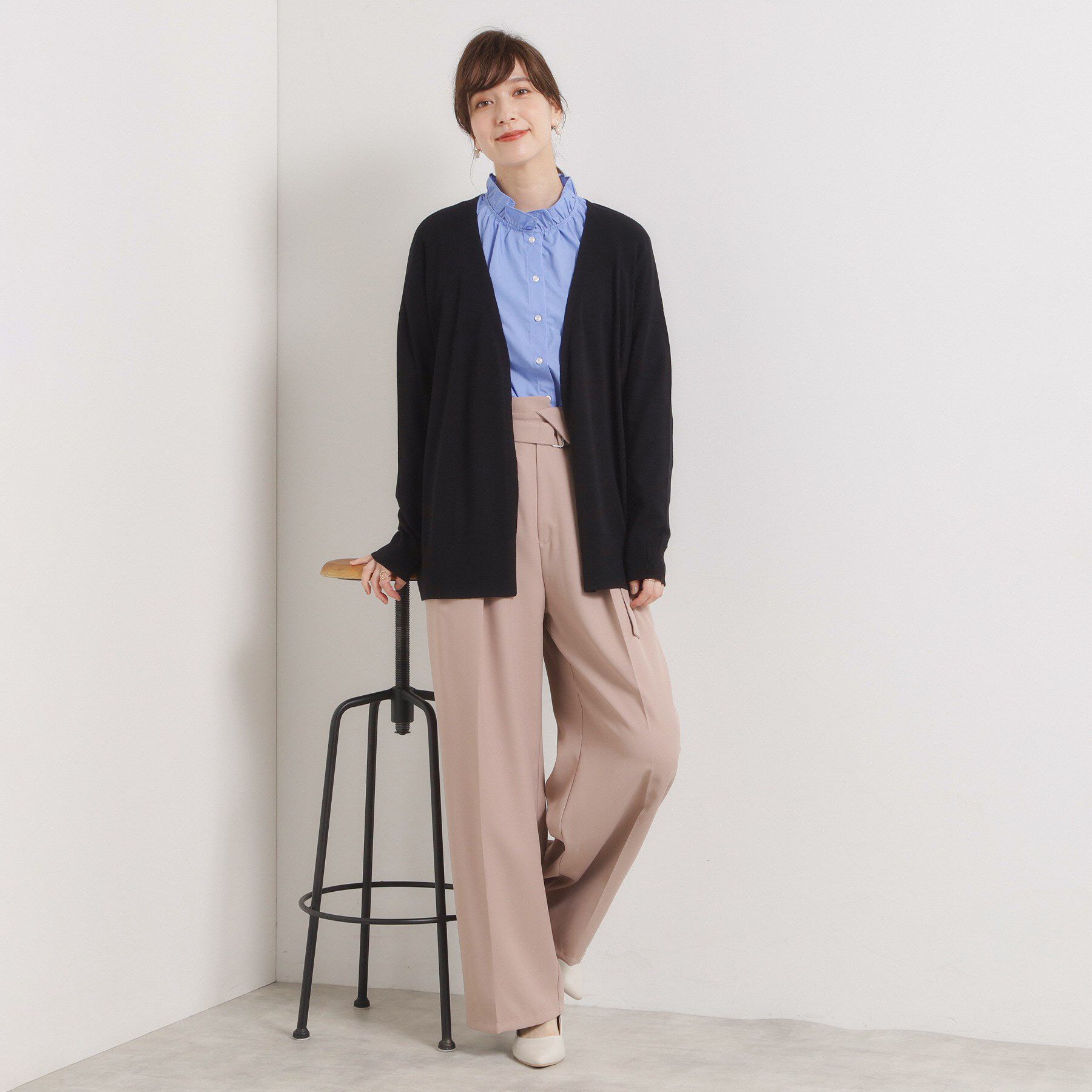 ITS&rsquo;DEMO「【手洗い可／アンチピリング】着流しカーディガン」|カーディガン|