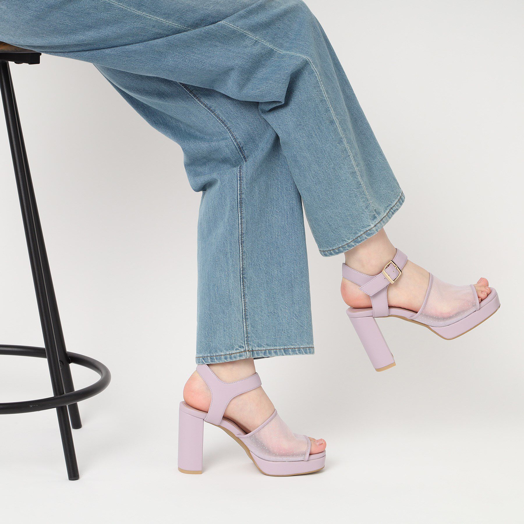 ESPERANZA「ラメチュールコンビサンダル 24SS」|サンダル|