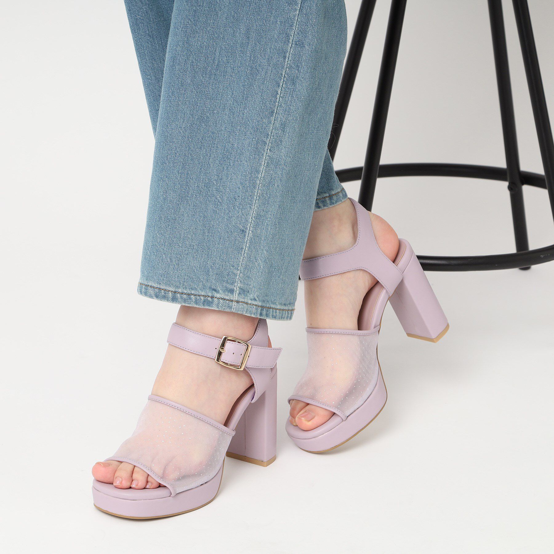 ESPERANZA「ラメチュールコンビサンダル 24SS」|サンダル|