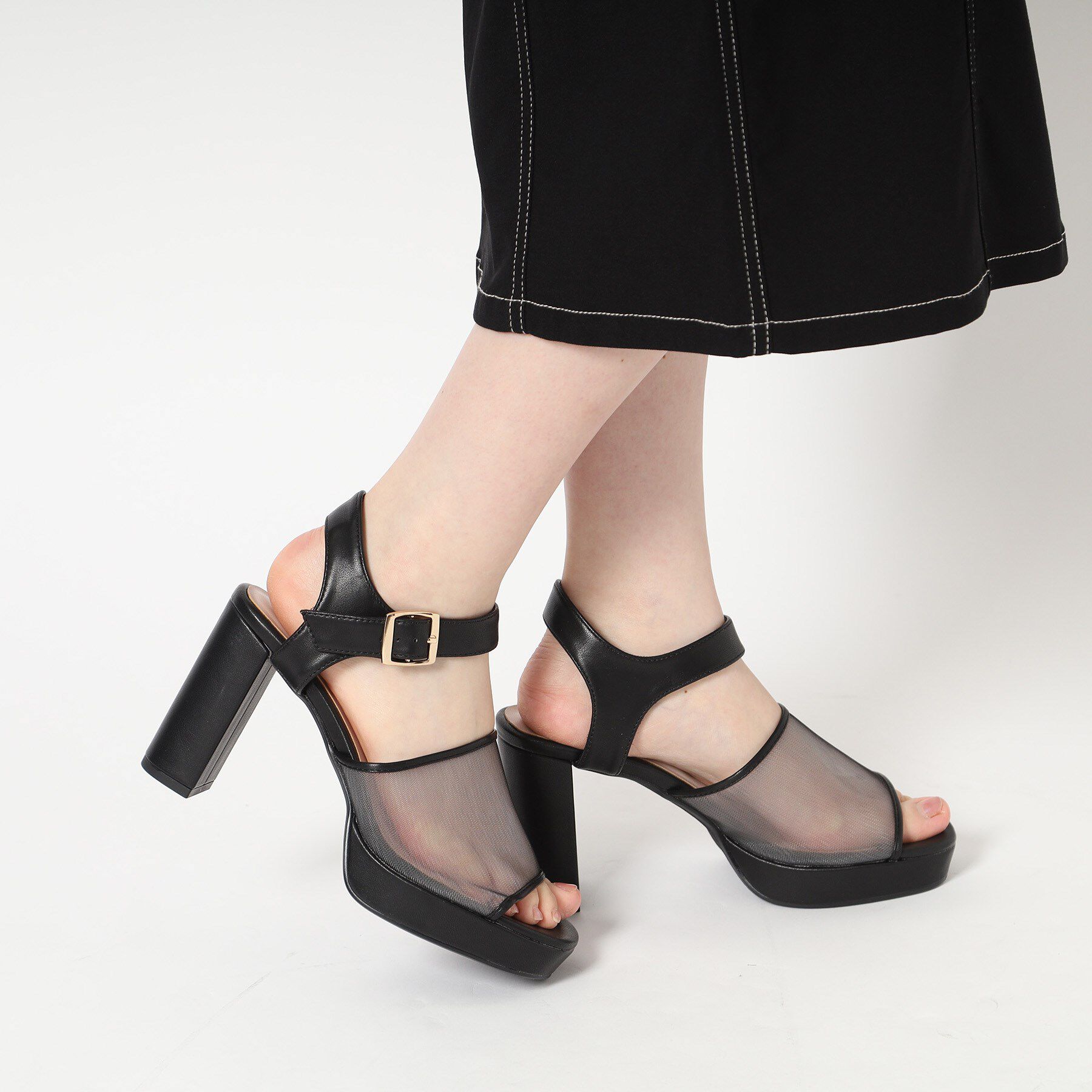 ESPERANZA「ラメチュールコンビサンダル 24SS」|サンダル|